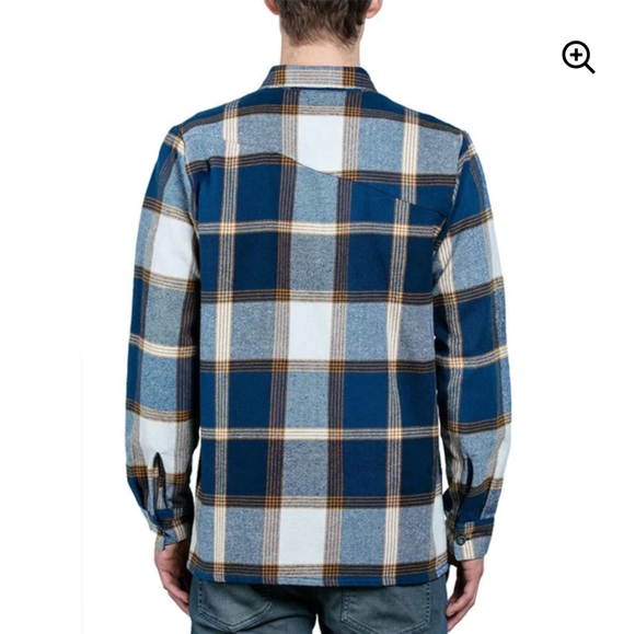 VOLCOM | Heavy Daze long sleeve button up plaid flannel shirt - Picture 11 of 11